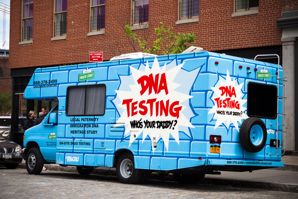 DNA testing truck