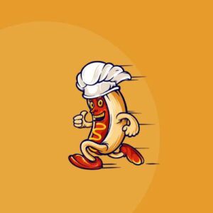 hot dog running